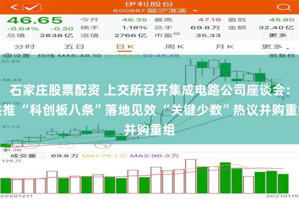 石家庄股票配资 上交所召开集成电路公司座谈会：共推 “科创板八条”落地见效 “关键少数”热议并购重组